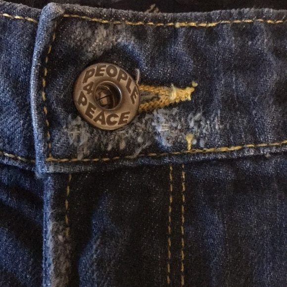 People 4 peace women’s boot cut jeans size 28 low rise made in USA - Picture 9 of 15